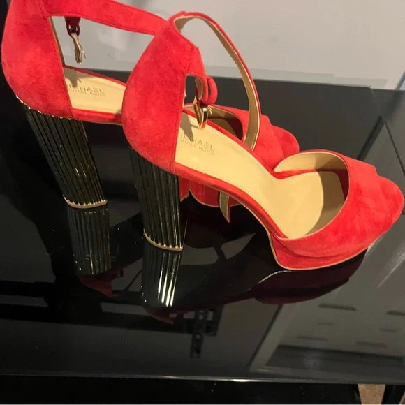 Michael Kors Red Women's Heels - Picture 6 of 15